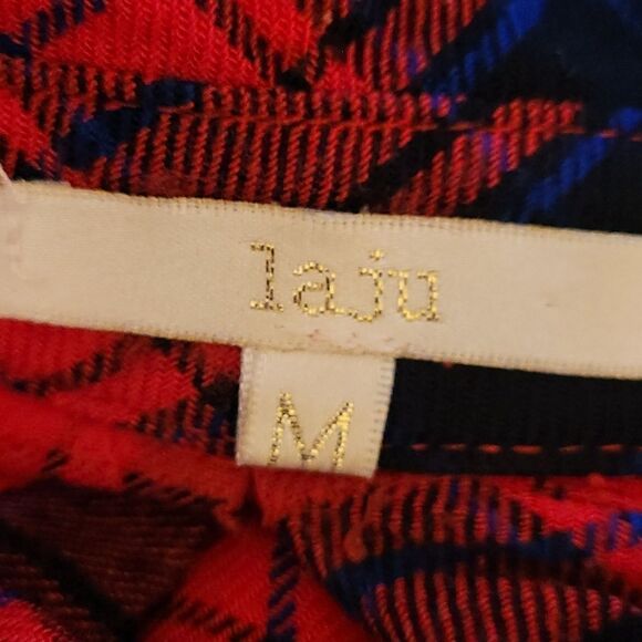 Laju woman's plaid medium button up shirt - Picture 6 of 7